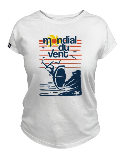 teeshirt officiel du mondial du vent - 100% made in france