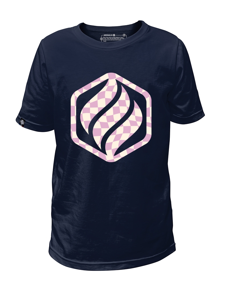 teeshirt enfant made in France - damier