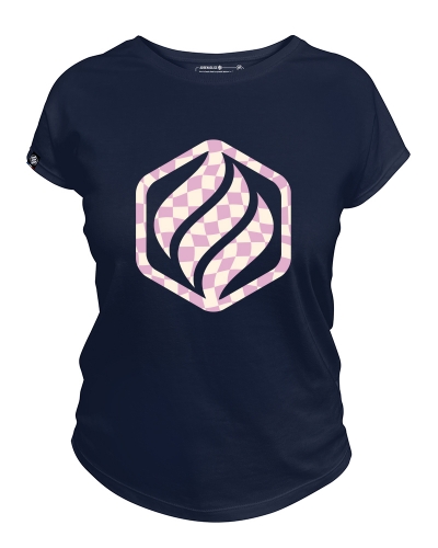 t-shirt femme made in France - damier