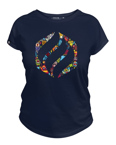 DOODLE - TEE SHIRT FEMME FABRIQUÉ EN FRANCE EN COTON BIO