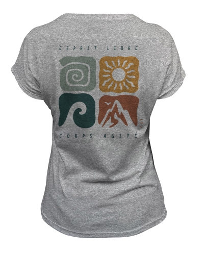 ELEMENTAIRE - TEE SHIRT FEMME FABRIQUÉ EN FRANCE EN COTON BIO
