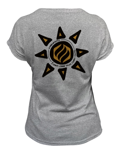 SOLEIL - TEE SHIRT FEMME FABRIQUÉ EN FRANCE EN COTON BIO