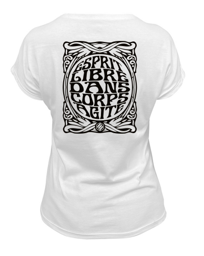 TIKI - TEE SHIRT FEMME FABRIQUÉ EN FRANCE EN COTON BIO