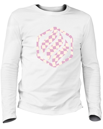 DAMIER - TEE SHIRT HOMME MANCHES LONGUES FABRIQUÉ EN FRANCE EN COTON BIO