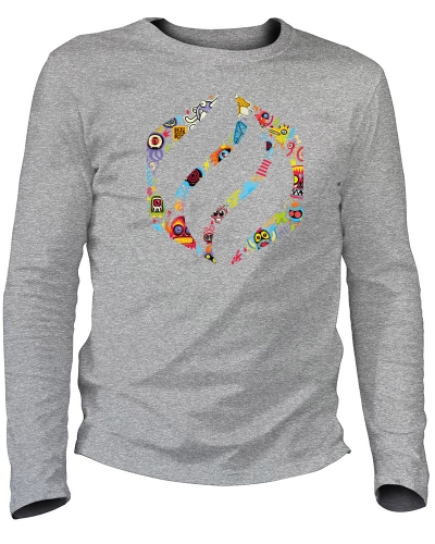 DOODLE - TEE SHIRT HOMME MANCHES LONGUES FABRIQUÉ EN FRANCE EN COTON BIO