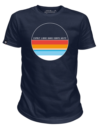 teeshirt manches courtes en coton bio made in france - reflet