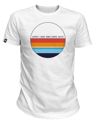 teeshirt manches courtes en coton bio made in france - reflet