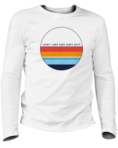 REFLET - TEE SHIRT HOMME MANCHES LONGUES FABRIQUÉ EN FRANCE EN COTON BIO