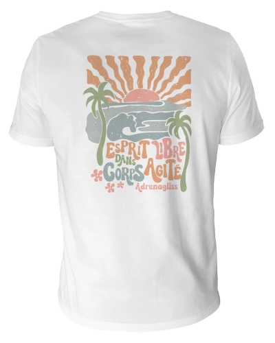 tshirt coton bio made in france - retro