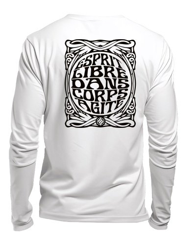 tshirt manches longues coton bio made in france - tiki
