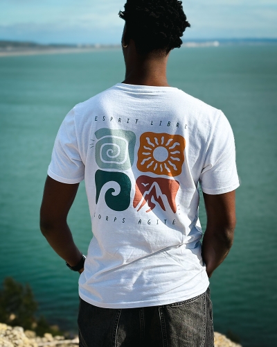 ELEMENTAIRE - TEE SHIRT MANCHES COURTES HOMME FABRIQUÉ EN FRANCE EN COTON BIO