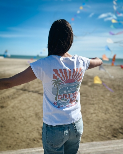 RETRO - TEE SHIRT FEMME FABRIQUÉ EN FRANCE EN COTON BIO