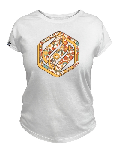 t-shirt femme made in France - flowers power