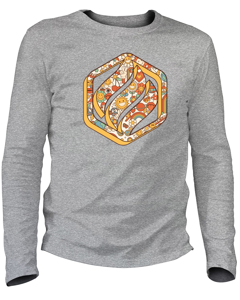 teeshirt manches longues made in france - flower power