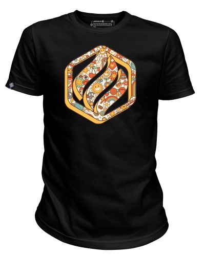 teeshirt manches courtes made in france - flower power