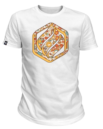 FLOWER POWER - TEE SHIRT HOMME MANCHES COURTES FABRIQUÉ EN FRANCE EN COTON BIO