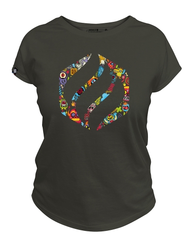 DOODLE - TEE SHIRT FEMME FABRIQUÉ EN FRANCE EN COTON BIO