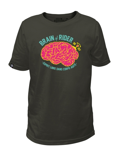 teeshirt enfant made in france - modèle brain